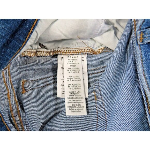 FRAME Denim L'Homme Skinny Casual Distressed Jeans Men's Size 30 x 31.5" Length - Picture 9 of 10